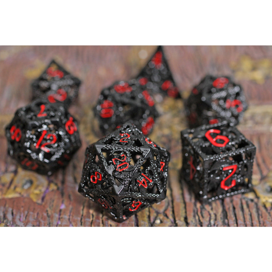 Dice Forged: Poly 7 set Hollow
