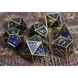 Dice Forged: Poly 7 set Metal Deco