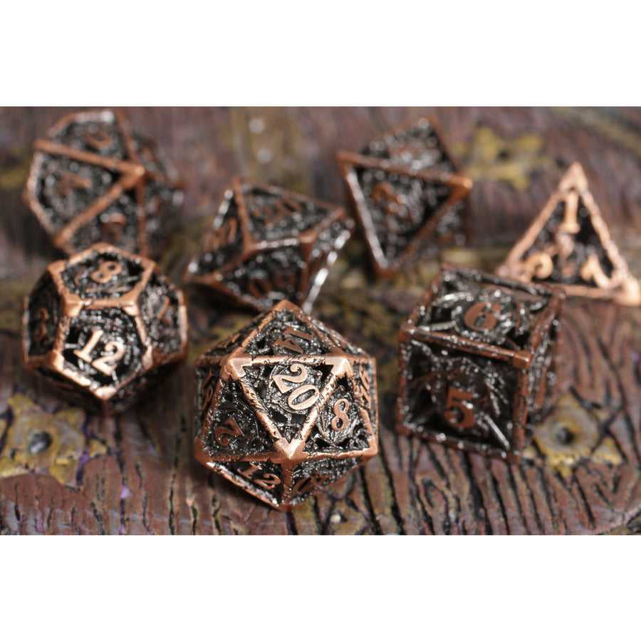 Dice Forged: Poly 7 set Hollow