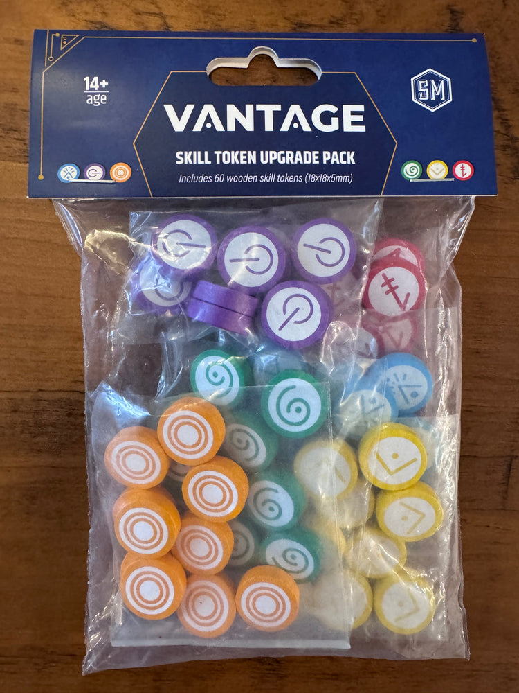 Vantage: Wooden Skill Tokens
