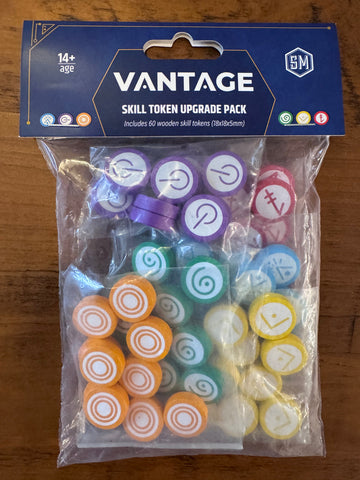Vantage: Wooden Skill Tokens