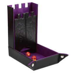 Dice Accessory Forged: Draco Castle Dice Tower & Dice Tray