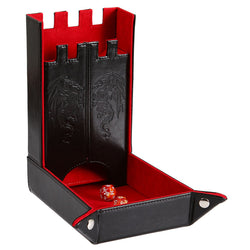 Dice Accessory Forged: Draco Castle Dice Tower & Dice Tray
