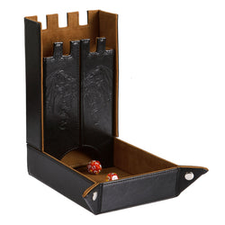 Dice Accessory Forged: Draco Castle Dice Tower & Dice Tray