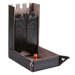 Dice Accessory Forged: Draco Castle Dice Tower & Dice Tray