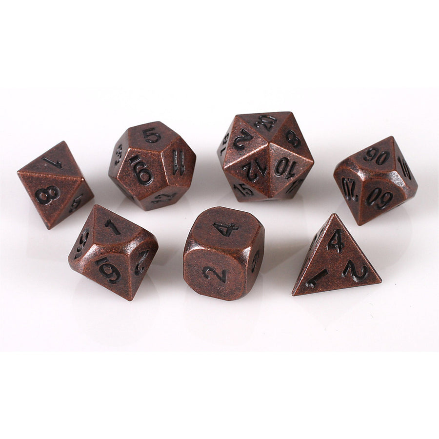 Dice Forged: Poly 7 set Metal