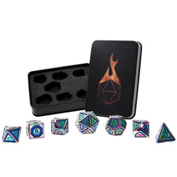 Dice Forged: Poly 7 set Futuristic