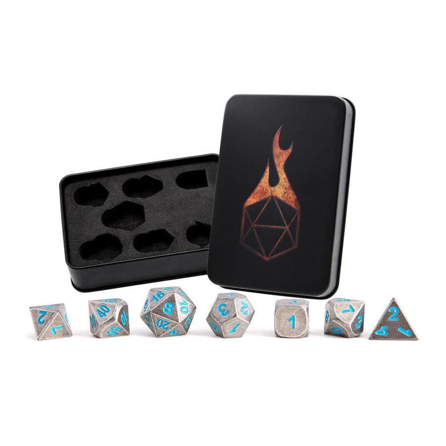 Dice Forged: Poly 7 set Metal