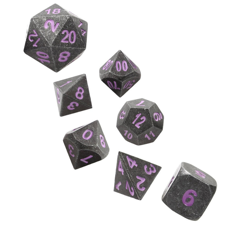 Dice Forged: Poly 7 set Metal