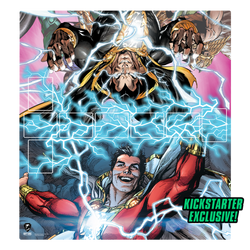 DC Deckbuilding: Rivals — Shazam! vs. Black Adam Kickstarter w/Playmat