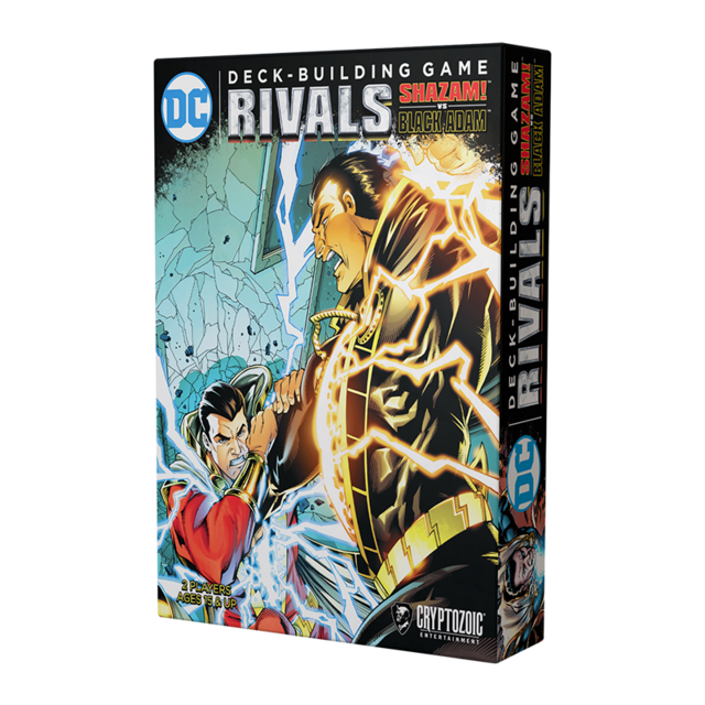 DC Deckbuilding: Rivals — Shazam! vs. Black Adam Kickstarter w/Playmat