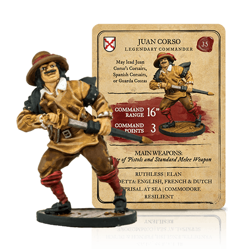 Blood & Plunder: Solo Spanish - Juan Corso Legendary Commander