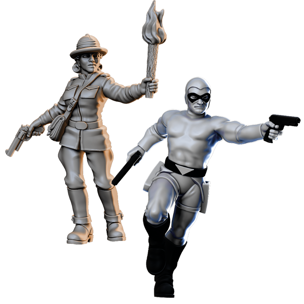 Mini Crooked Pulp: Jungle Heroes (2)