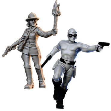 Mini Crooked Pulp: Jungle Heroes (2)