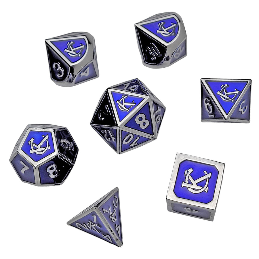 Dice Forged: Poly 7 set Framed