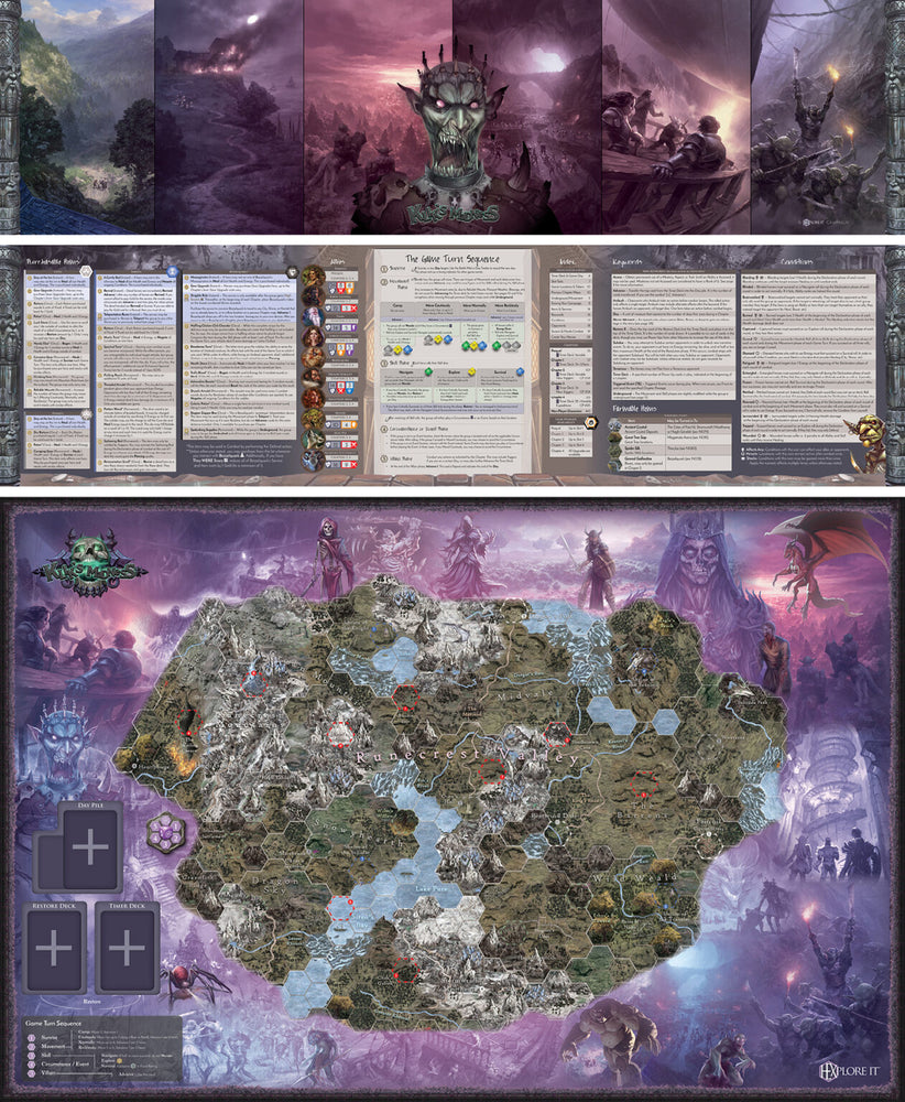 HEXplore It: 01 Klik's Madness Play Mat