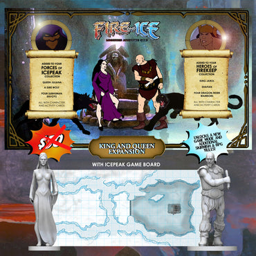 Fire & Ice Adventure Game: King and Queen