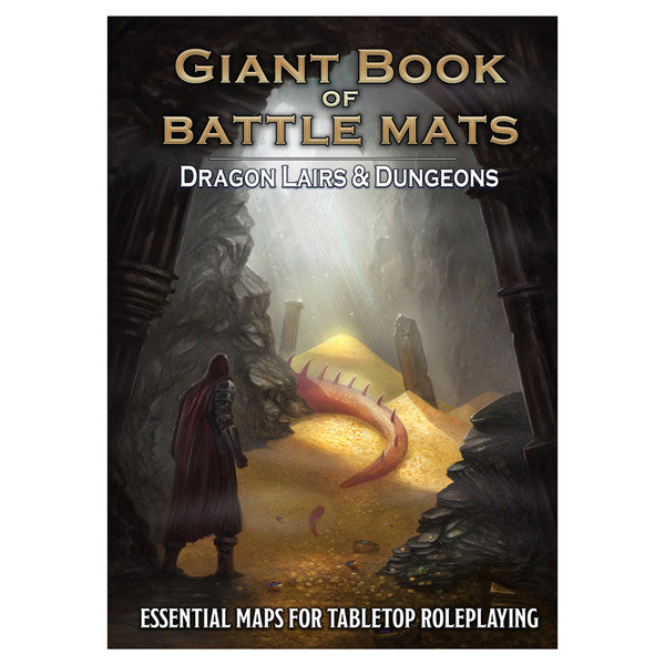 Battlemat Loke: Giant Book of Battle Mats Dragon Lairs & Dungeons