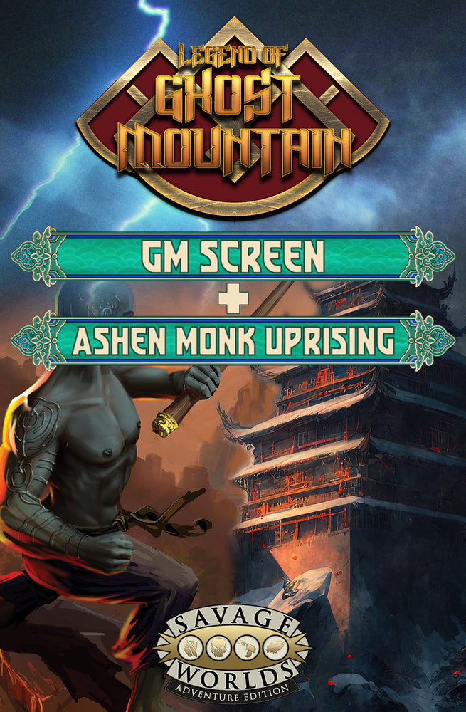 Savage Worlds: Legend of Ghost Mountain GM Screen