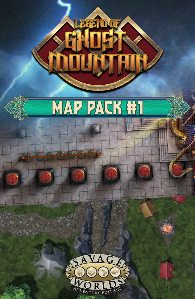 Savage Worlds: Legend of Ghost Mountain Map Pack #1