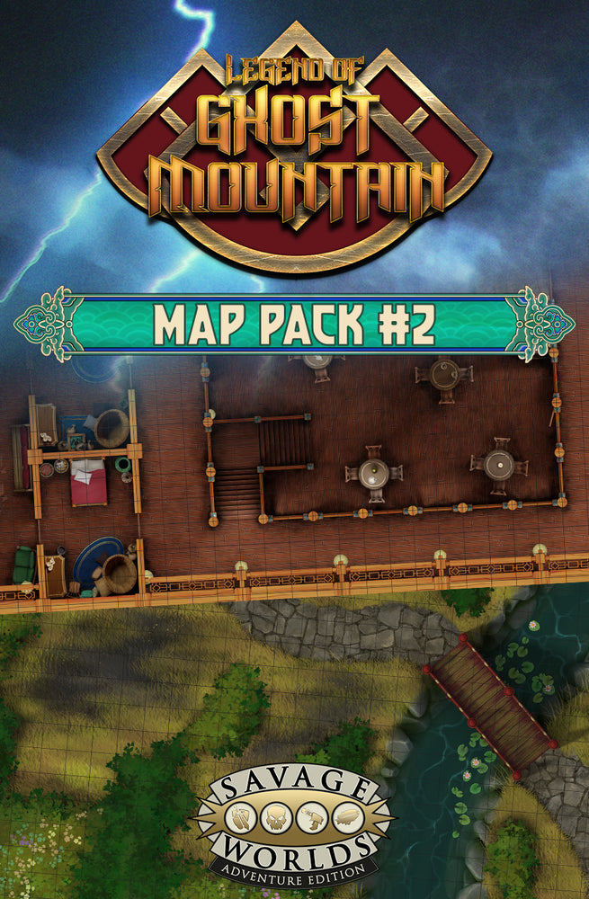 Savage Worlds: Legend of Ghost Mountain Map Pack #2