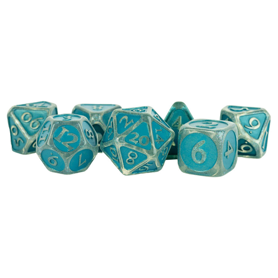 Dice Metallic Dice Co: Poly 7 Set Enamel