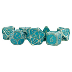 Dice Metallic Dice Co: Poly 7 Set Enamel
