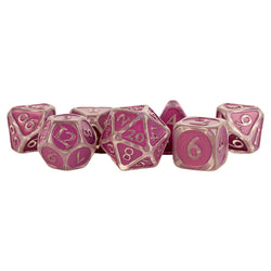 Dice Metallic Dice Co: Poly 7 Set Enamel