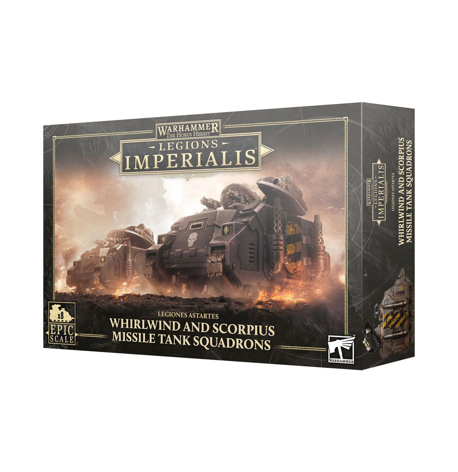 Warhammer 40K Horus Heresy Legions Imperialis: Whirlwind and Scorpius Missile Tank Squadrons