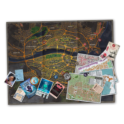 City of Mist: Crime Board City Map