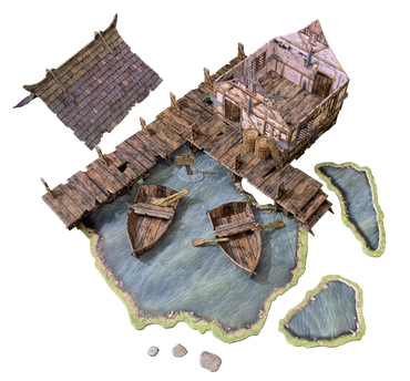 Terrain Battle Systems: Fantasy Lake House