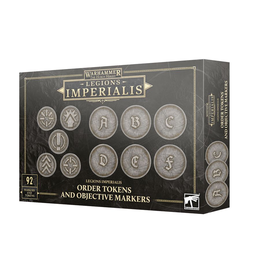 Warhammer 40K Horus Heresy Legions Imperialis: Order Tokens and Objective Markers