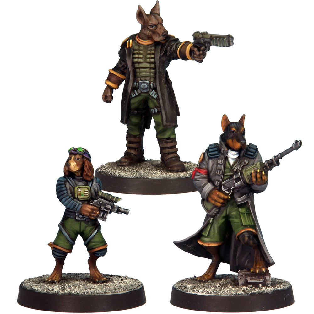Mini Crooked Sci-Fi: Colony 87: Homo Canid Lone Wolves (3)