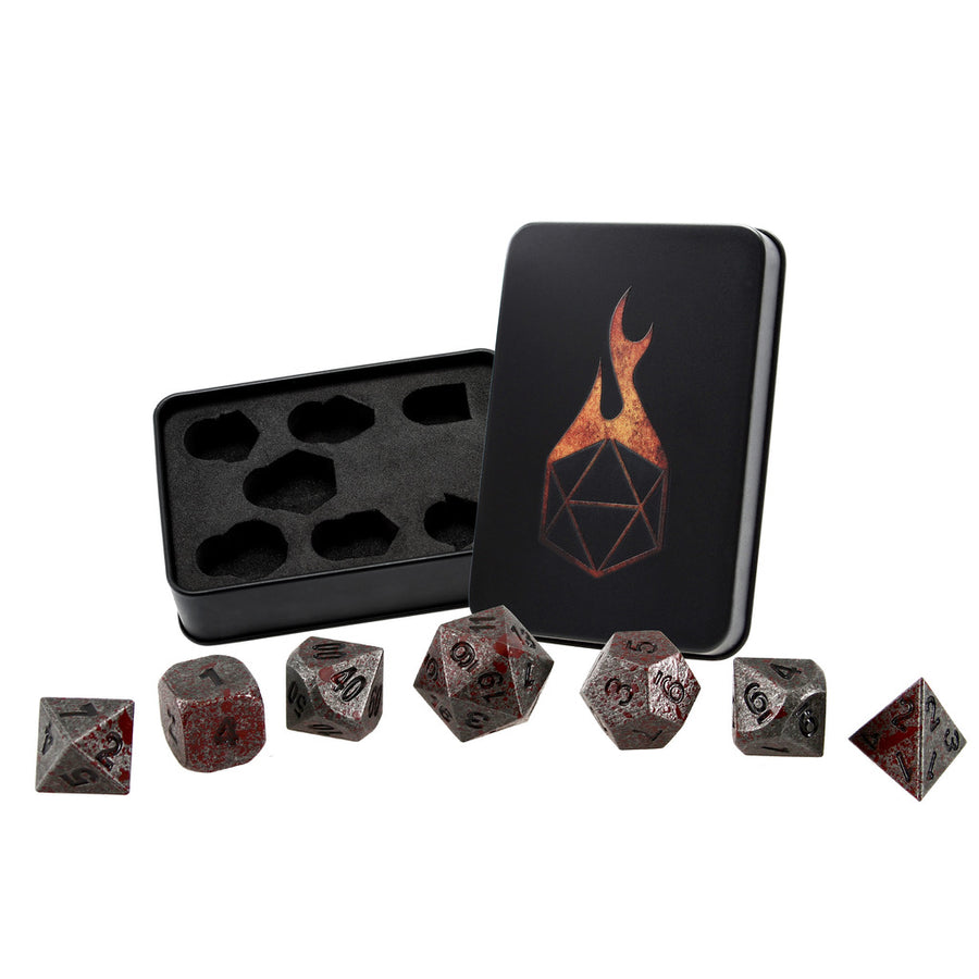 Dice Forged: Poly 7 set Metal