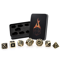 Dice Forged: Poly 7 set Framed