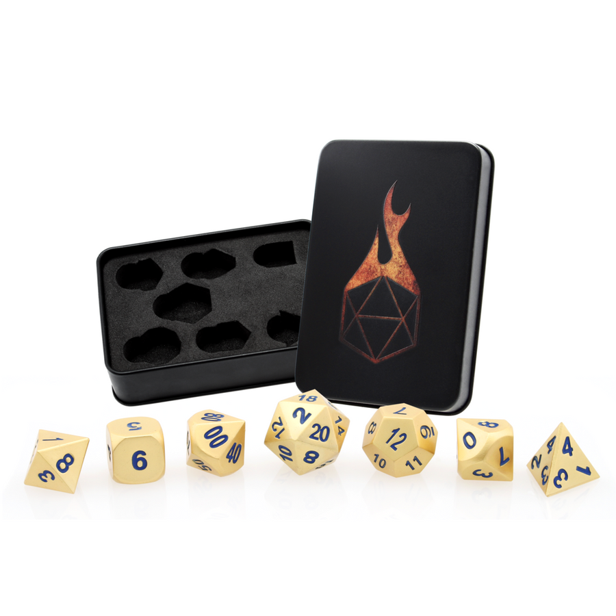 Dice Forged: Poly 7 set Metal