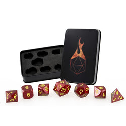 Dice Forged: Poly 7 set Metal