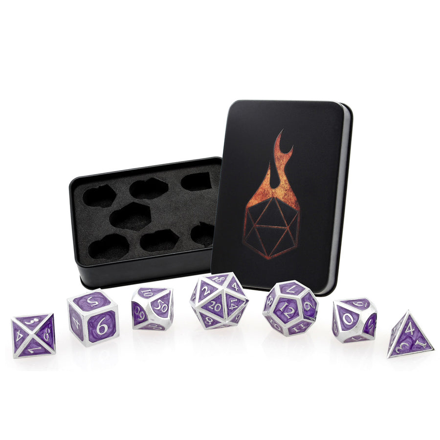 Dice Forged: Poly 7 set Framed
