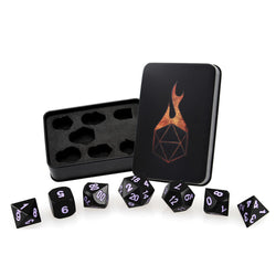 Dice Forged: Poly 10 set Metal