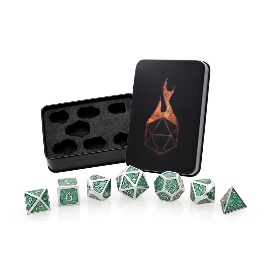 Dice Forged: Poly 7 set Framed