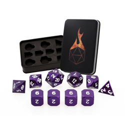 Dice Forged: Poly 10 set Metal