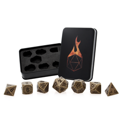 Dice Forged: Poly 7 set Metal
