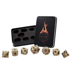 Dice Forged: Poly 7 set Metal