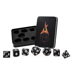 Dice Forged: Poly 7 set Metal