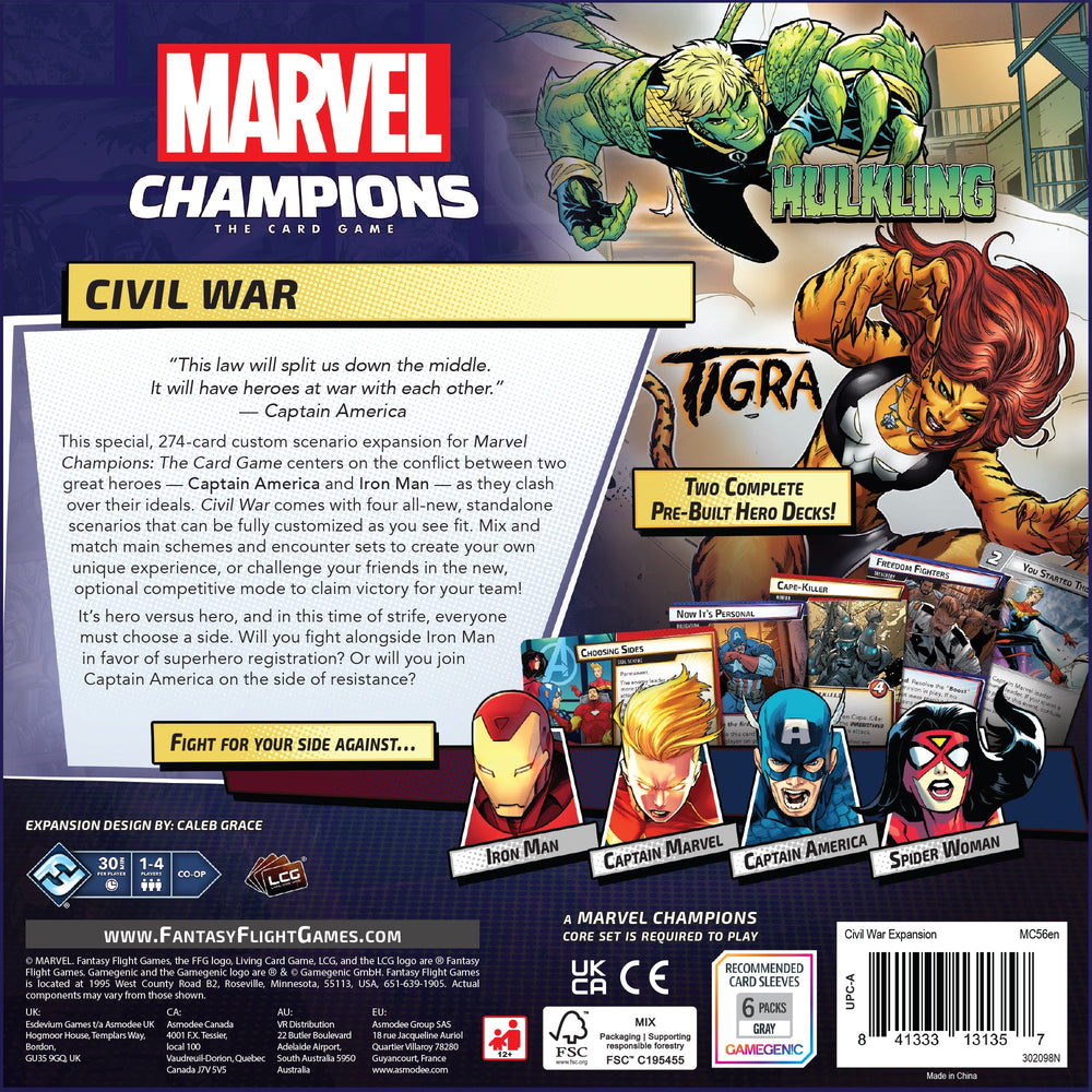 Marvel Champions LCG: Deluxe - Civil War