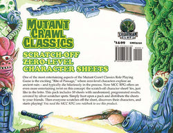 Mutant Crawl Classics: 0-Level Scratch Character Sheets