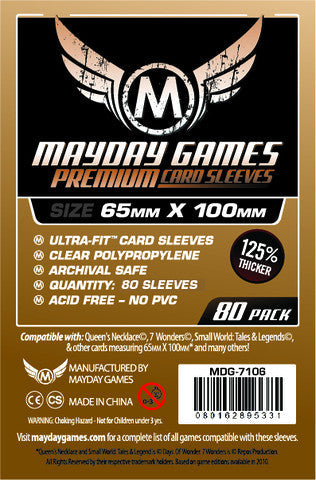 Boardgame Sleeves Mayday: 7 Wonders Premium Card Sleeves (80)