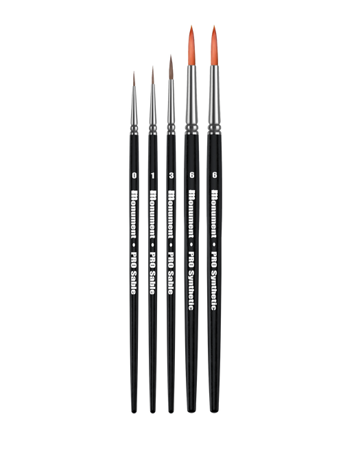 Paint Brush Pro Acryl: Sam Lenz Weapon Rack Brushes