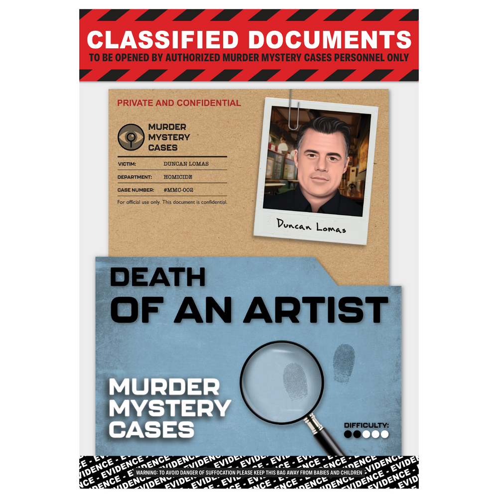 Murder Mystery Cases: Death of an Artist