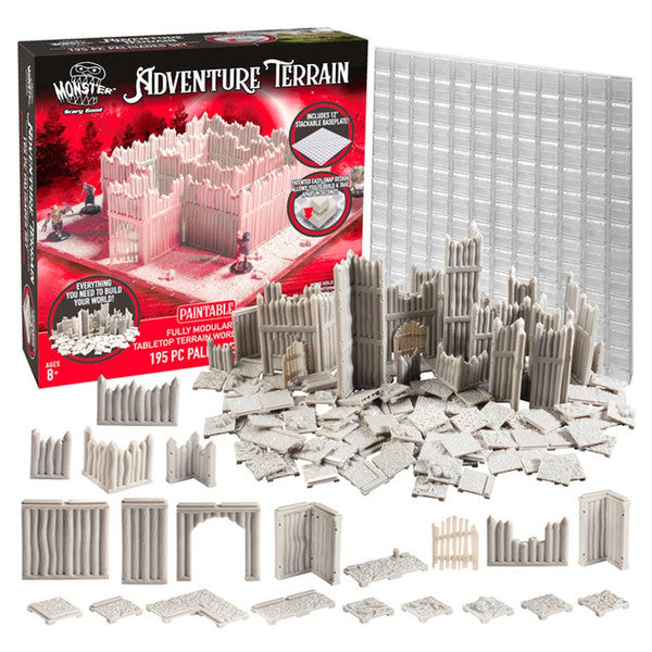 Terrain Monster: Palisades Builders & Baseplate (195pc)